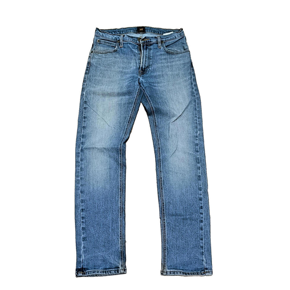 Lee Jeans Men W32 L32 Blue Daren Zip Fly Regular Denim J2